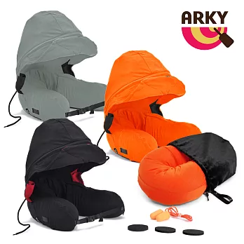 ARKY Somnus Travel Pillow 咕咕旅行枕-乳膠顆粒版+專用收納袋紐西蘭黑+收納袋
