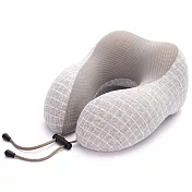 【SUTI】旅行護頸枕 #9720(灰色)【專櫃熱銷】記憶枕 涼感布套