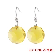 石頭記 水晶耳環-晶玉良緣黃水晶