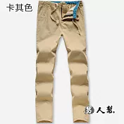 【男人幫】K0572＊高磅硬挺休閒寬鬆直筒美式休閒褲(K0572)32卡其