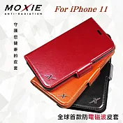 Moxie X-SHELL iPhone 11 (6.1吋) 分離式防電磁波皮套 側翻皮套黑色