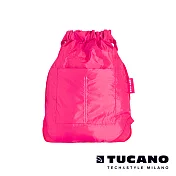 TUCANO COMPATTO 超輕量折疊收納防水束口袋-粉紅