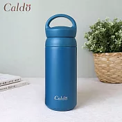 【Caldo卡朵生活】無印質樸隨身不鏽鋼保溫瓶 350ML藍
