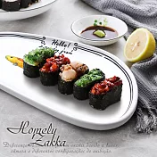 【Homely Zakka】創意Lovely fish系列陶瓷餐具_9.75吋短盤