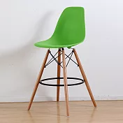 E-home EMSH北歐經典造型吧檯椅 六色可選綠色