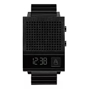 NIXON 科技潮流方型電子腕錶-黑