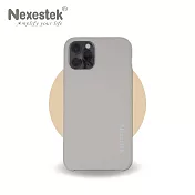 Nexestek iPhone 11Pro Max Liquid Silicone case 岩石灰