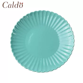 【Caldo卡朵生活】日式雅菊8吋花皿陶瓷餐盤 綠