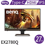 BenQ 27吋2K IPS HDRi電競螢幕-EX2780Q(HDMI/DP/Type-C)