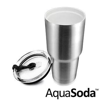 美國AquaSoda 304不鏽鋼陶瓷雙層保溫保冰杯900ml