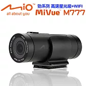 Mio MiVue M777高速星光級勁系列WIFI機車行車記錄器+16G卡+擦拭布+保護袋+手機矽膠立架