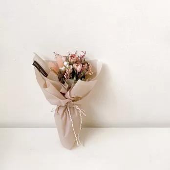 【U】flora flower - 聖誕花束 (三色可選) 淺粉色