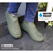 Ｍ號|新上市 日本爆量款 KATEVA 防水 矽膠鞋套 雨鞋 雨鞋套 鞋套 雨天必備 綠色