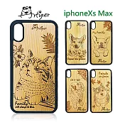 Artiger-iPhone原木雕刻手機殼-家寵系列(iPhoneXs Max)貓咪