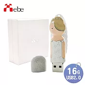 【Xebe集比】新娘 造型USB隨身碟 16G(珠寶盒裝)