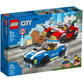 樂高LEGO 城市系列 - LT60242 警察高速公路追捕戰