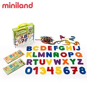 【西班牙Miniland】數英筆順穿線串串樂