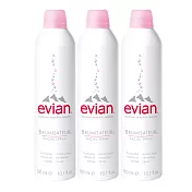 Evian 愛維養 護膚礦泉噴霧 300mlX3