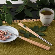 【KUAI ZHU】台箸不銹鋼複合筷-台灣檜木5雙 檜木