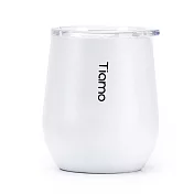 Tiamo 真空陶瓷弧形杯 200ml-三色(HE5156)白色