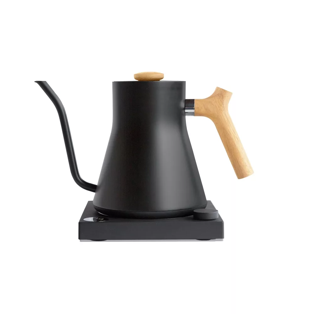 【FELLOW】STAGG EKG 電子溫控手沖壺 600ml 磨砂黑-木把升級款(楓木)