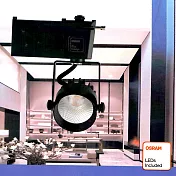 MasterLuz-二代小鋼炮 5W防眩COB燈 LED商用軌道燈 黑殼自然光4000K.黃光 OS晶片黑殼黃光