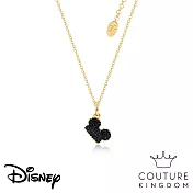 Disney Jewellery 迪士尼米奇 黑施華洛世奇Swarovski水晶項鍊 by Couture Kingdom (鍍14K金)