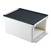 樹德 livinbox - 小屋子整理盒 DB-13 白身黑蓋
