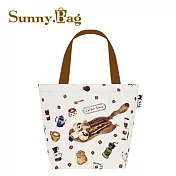 Sunny Bag x 喵星達-松鼠咖啡店托特包