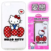【Hello Kitty】OPPO R9s (5.5吋) 彩繪空壓手機殼(愛戀)