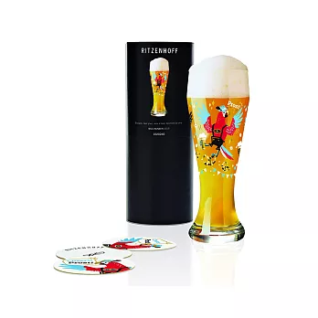 德國 RITZENHOFF 小麥胖胖啤酒杯 - 乾杯鸚鵡