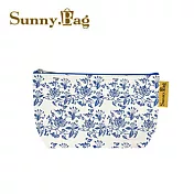 Sunny Bag-化妝包-青花番蓮紋