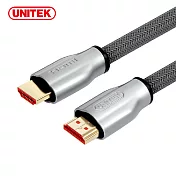 UNITEK HDMI2.0 鋅合金高畫質影音傳輸線(1M)
