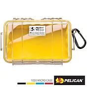 美國 PELICAN 1050 Micro Case 微型防水氣密箱-透明(黃)