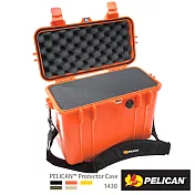 美國 PELICAN 1430 氣密箱-含泡棉(橘)