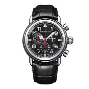 AEROWATCH 瑞士愛羅錶 - 三眼運動計時石英錶款