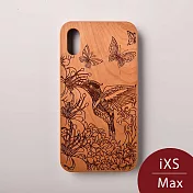 Woodu 木製手機殼 蜂鳥信念 iPhone XS Max適用