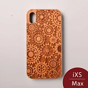 Woodu 木製手機殼 時空齒輪 iPhone XS Max適用