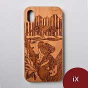 Woodu 木製手機殼 萌系無尾熊 iPhone X適用