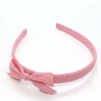 英國Ribbies 雪弗蘭蝴蝶結髮圈-粉紅