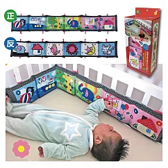 【日本CAR─BOY】趣味雙面床圍布書(寶寶最喜愛的6種趣味玩具)