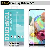 Xmart for 三星 Samsung Galaxy A71 薄型 9H 玻璃保護貼-非滿版