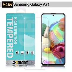 Xmart for 三星 Samsung Galaxy A71 薄型 9H 玻璃保護貼─非滿版