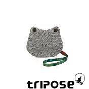 tripose 輕鬆生活青蛙造型零錢包(共14色) 岩紋灰