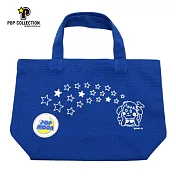 INUMEN Z 重機狗哥｜日式帆布午餐袋(藍色)/便當袋/小托特包/野餐袋/購物收納包 /小型手提購物袋