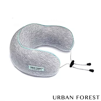 URBAN FOREST都市之森 花卷-旅行頸枕/午睡枕 (基本色) 花灰