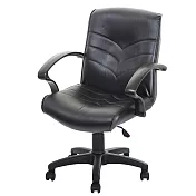 GXG 短背皮面 電腦椅 (可後躺/塑膠腳) TW-1007 EK