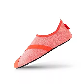 【Fitkicks】摺疊輕量休閒鞋 女Livewell(4色可選)S元氣橘紅