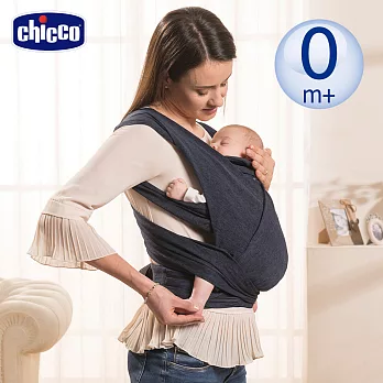 chicco-Boppy環抱式透氣嬰兒揹巾 (牛仔藍)