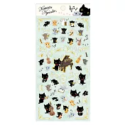 San-X 小襪貓夢幻鋼琴系列貼紙。青